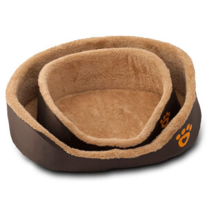 Alternative view of Soft Warm Wool Dog Bed Round Shape Pet Sofa