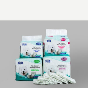 Alternative view of Petbest Male Dog Diaper Wearable Urine Display