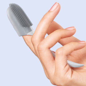 Alternative view of Dog Tooth Cleaning Brush Care Finger Wrap Cat Dog Oral Cleaning Toothbrush Tool Silicone Dog Cat Finger Toothbrush Supplies Pet Products