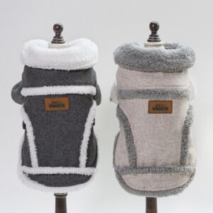 Fashionable Velvet Winter Coat for Small Dogs & Cats