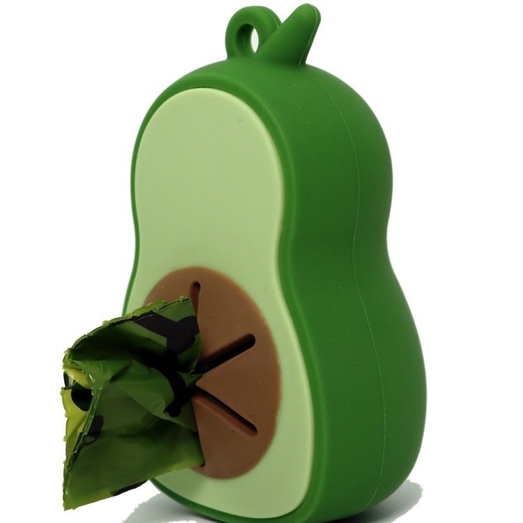 Silicone Pooper Scooper Dog Waste Bag Feces Avocado Clip - Image 5