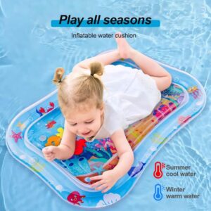 Alternative view of Thickened Water Sensor Play Mat Sensory Water Play Mat For Cats Cat Water Play Mat Sensor Water Playmat Water Sensory Playmat For Pet Cool Comfort Inflatable Tummy Time Water Mat